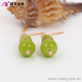 91219 xuping wholesale new designed gold plated stud earrings